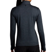 Brooks Womens Top ½ Zip Dash 2.0 HTR Black