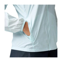 Brooks Womens Jacket Canopy Packable Stride Blue