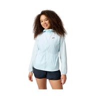 Brooks Womens Jacket Canopy Packable Stride Blue