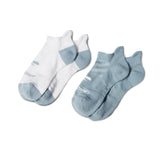 Brooks Ghost Lite blue haze no show running socks, two pack