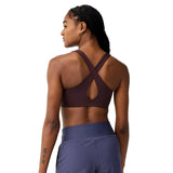 Brooks Chaser women's cocoa sports bra