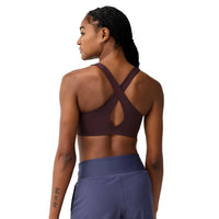 Brooks Chaser women's cocoa sports bra