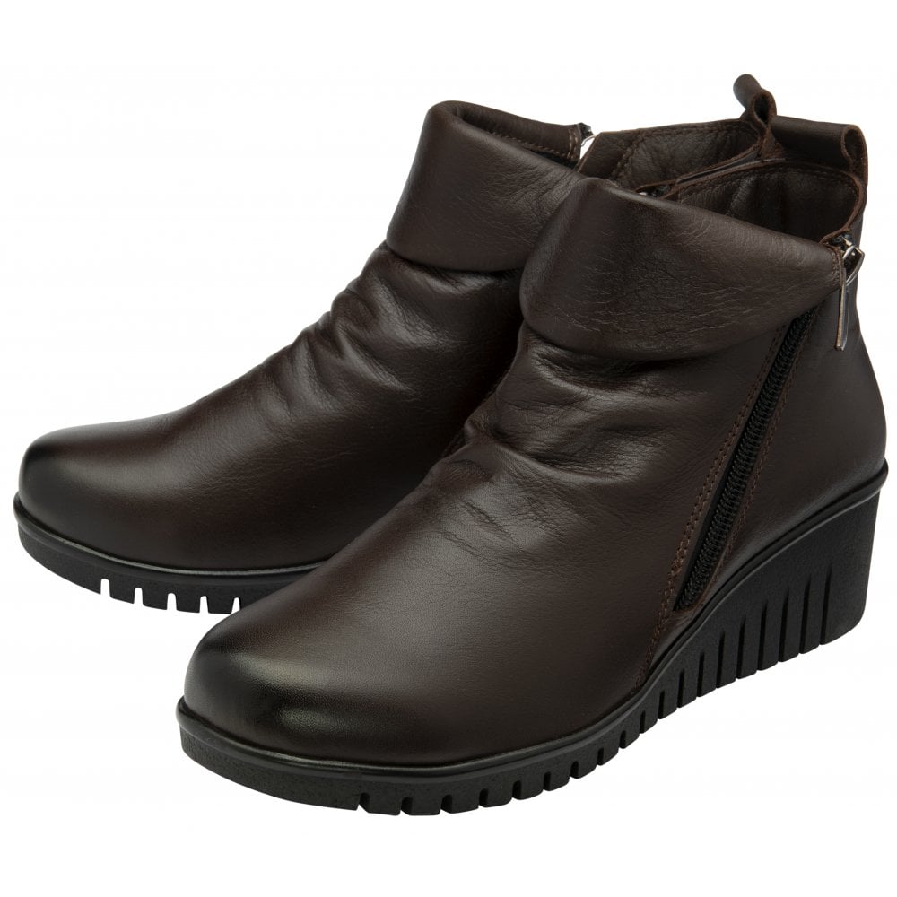 Lotus Womens Ankle Boot Cordelia Brown