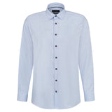 Bugatti men's blue cotton shirt