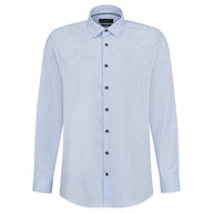 Bugatti men's blue cotton shirt