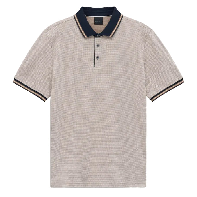 Bugatti Mens Polo 8150-15103E Beige
