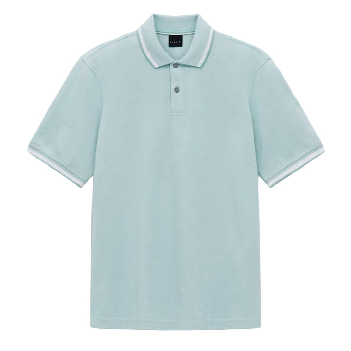 Bugatti Mens Polo 8150-15101E Aqua Blue