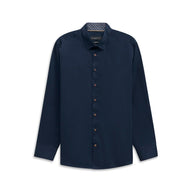 Bugatti Mens Shirt Navy Blue