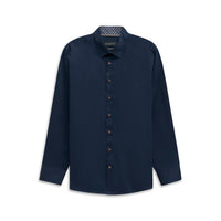 Bugatti Mens Shirt Navy Blue