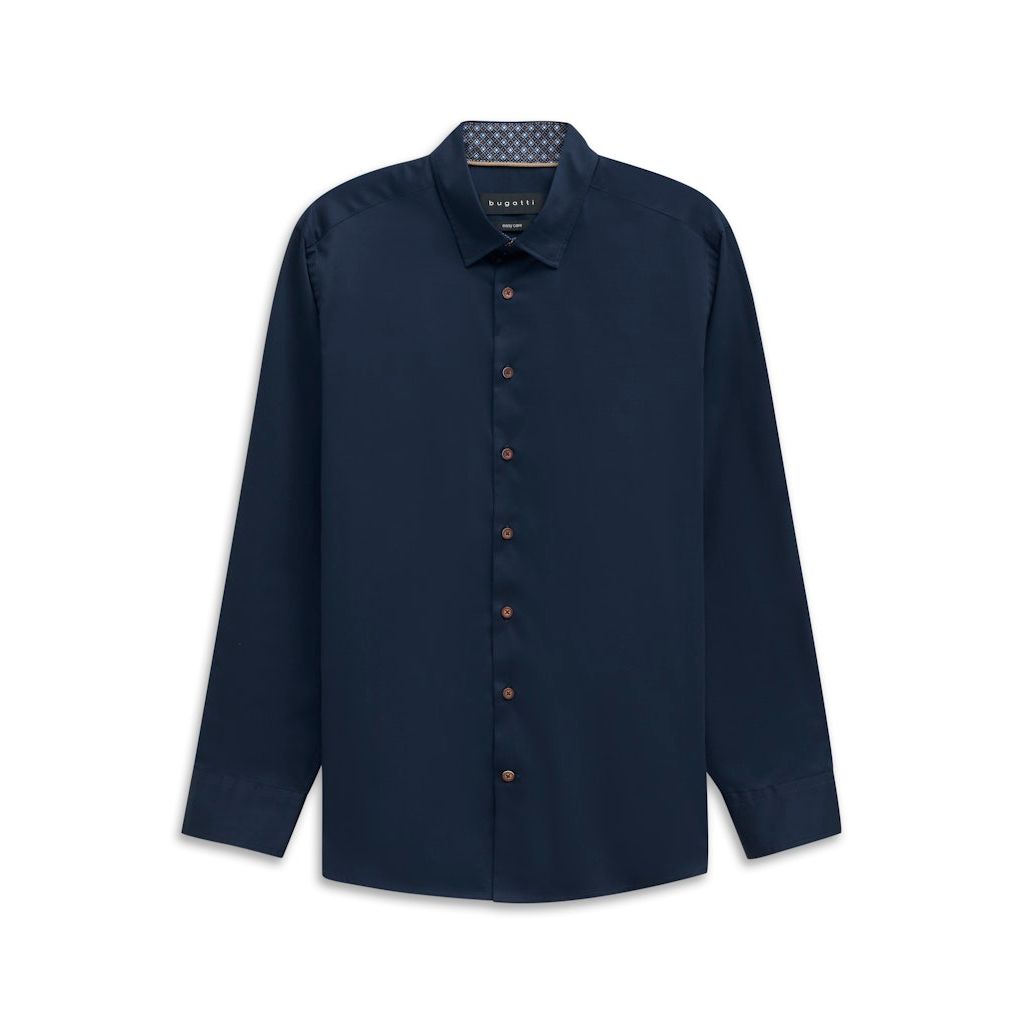 Bugatti Mens Shirt Navy Blue
