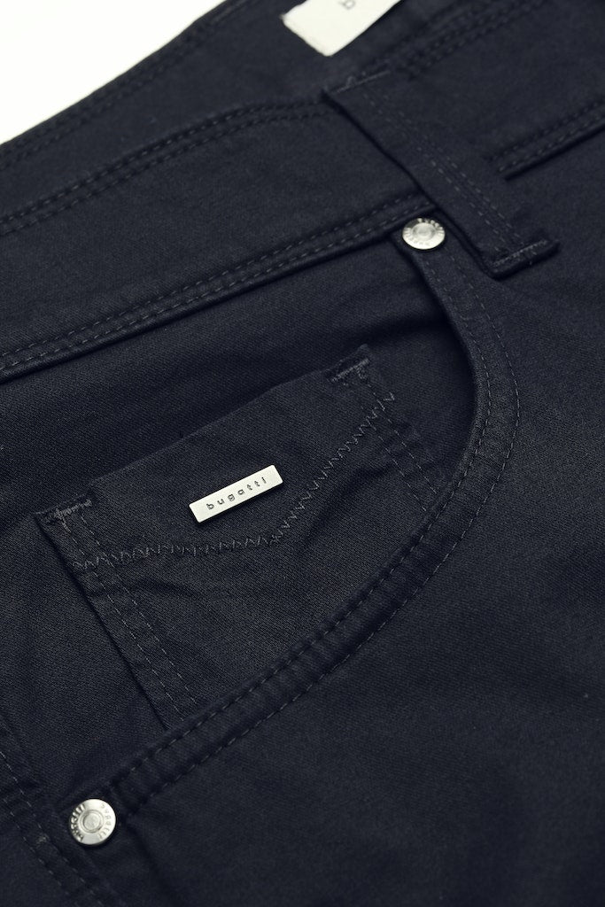Bugatti Mens Trousers 3020-76101 Navy Blue