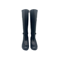Dubarry women's black leather boot with zip