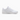 Puma girls' white and silver Carina trainer