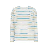 Lighthouse Womens Top Causeway L/S Blue/Clay Stripe