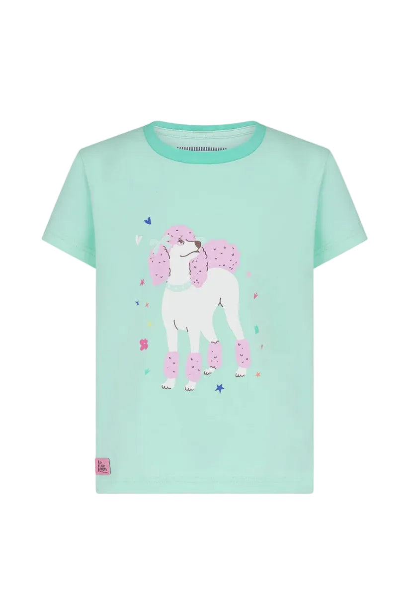 Lighthouse Girls T-Shirt Causeway S/S Mint Poodle