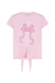 Lighthouse Girls Tie Top Causeway Pink Bow