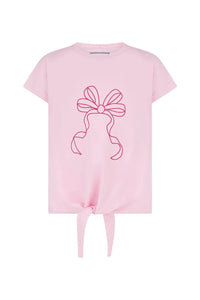 Lighthouse Girls Tie Top Causeway Pink Bow