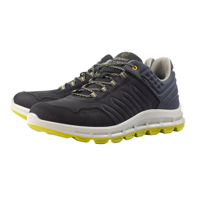 Gri Sport men's blue leather lace-up shoe