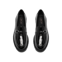 Clarks Womens Loafer Code L Step Black Patent