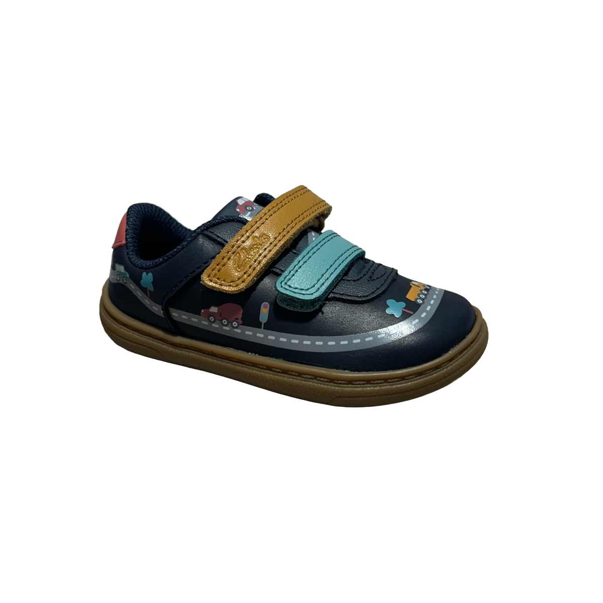 Clarks Boys Shoe Flash Truck T Navy Print