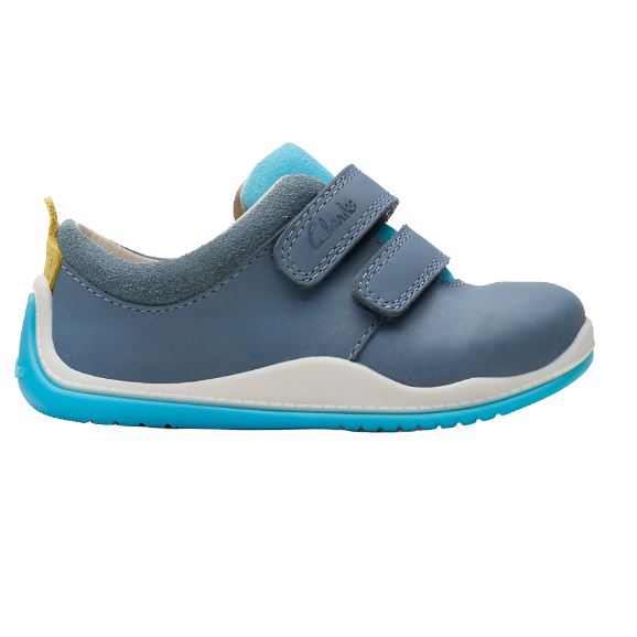 Clarks Boys Shoe Noodle Fun T Steel Blue