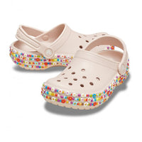 Crocs Girls Classic Beaded Band Clog T Quartz