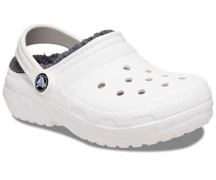 Crocs lined white on sale