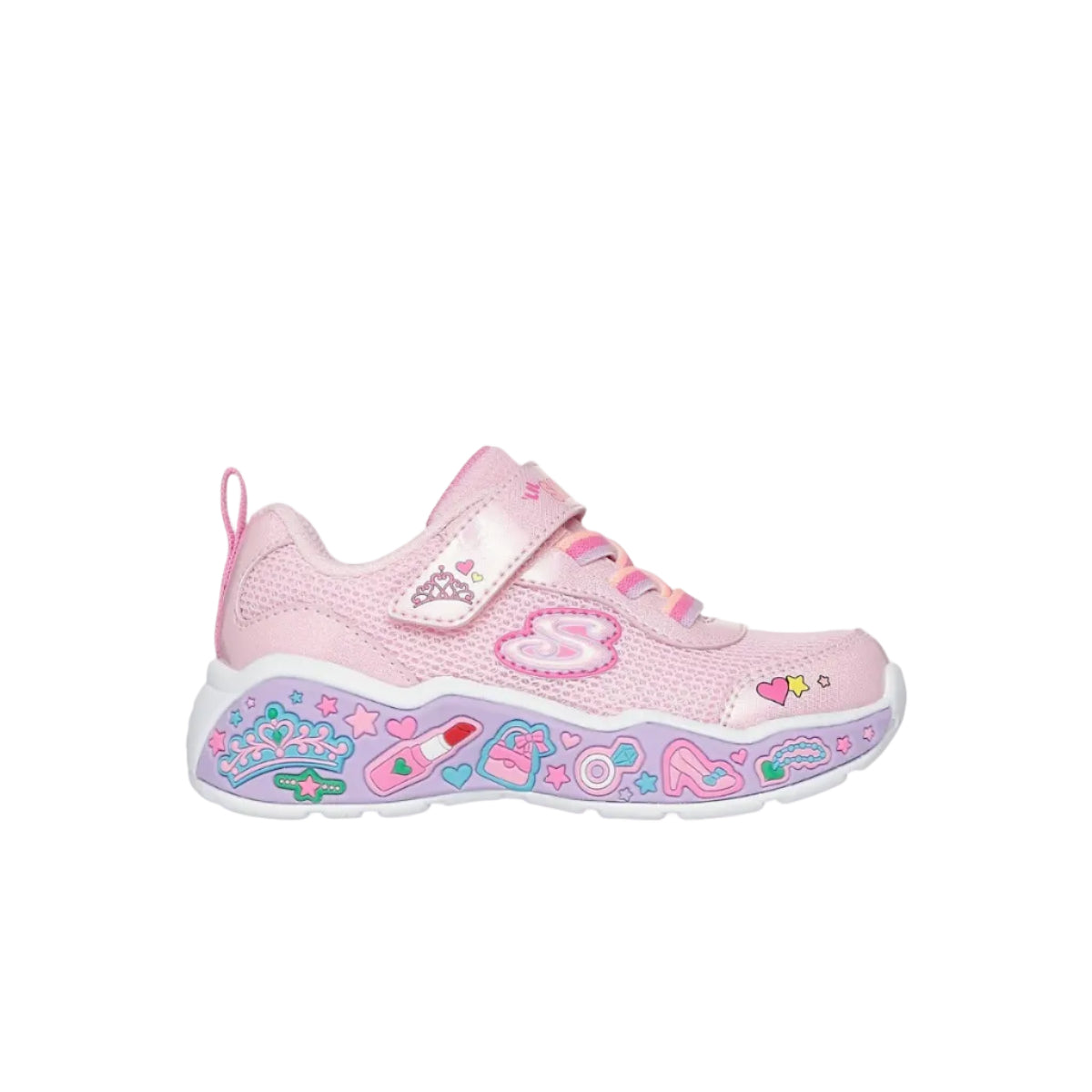 Skechers Girls Trainer Play Scene-Fun Squad Light Pink/Multi