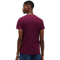 Tommy Jeans Mens T-Shirt Calypso Berry