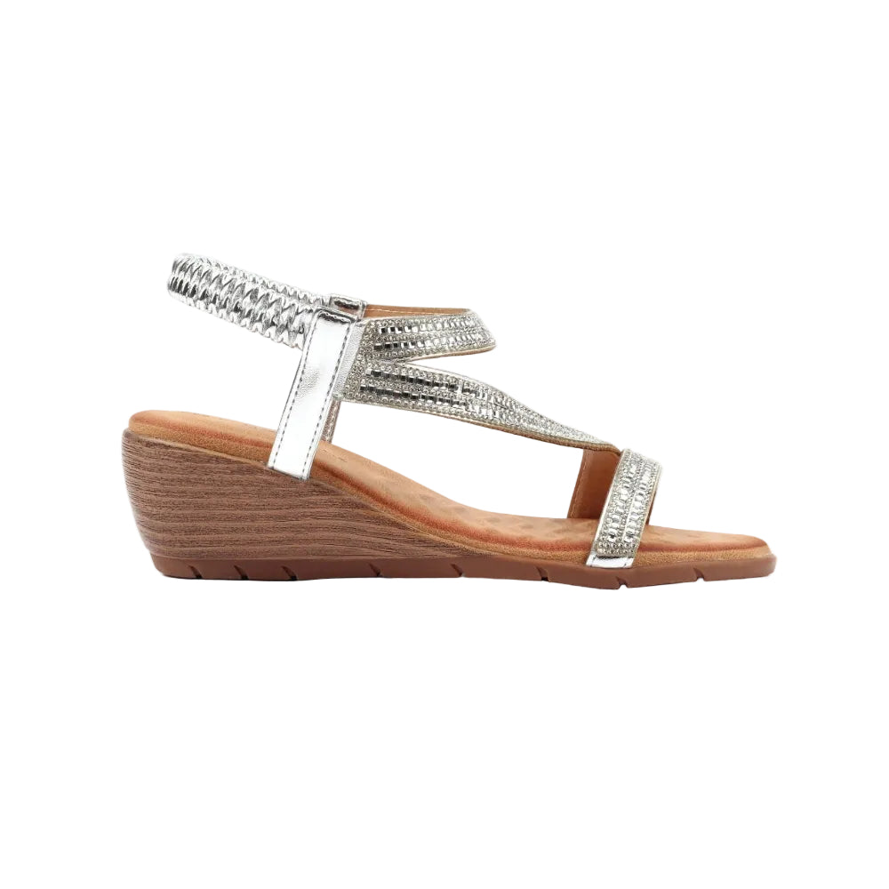 Lunar Womens Sandal Darci Silver