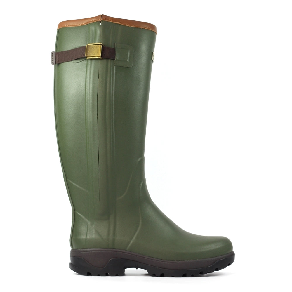 Gri Sport men's green wellington boots with buckle