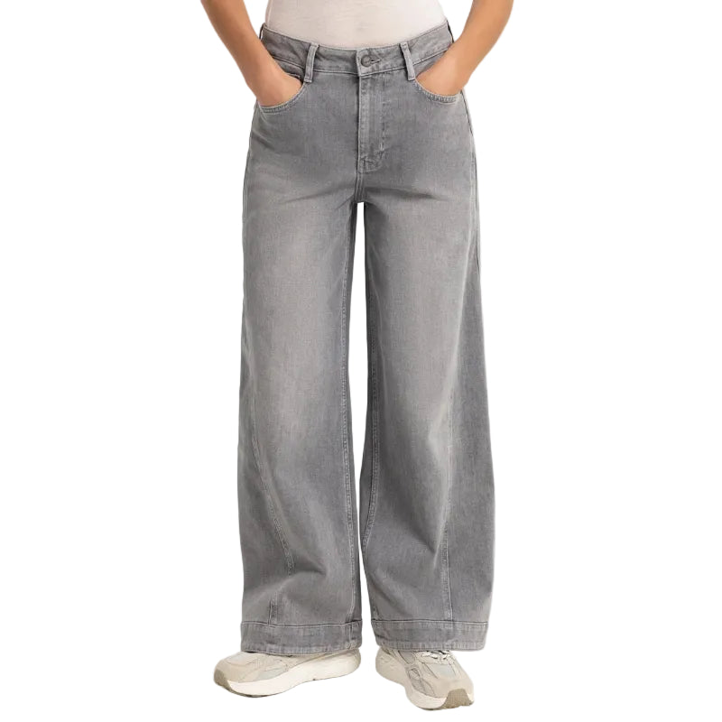 Yaya Womens Jeans 01-311156-609 Mid Grey Denim