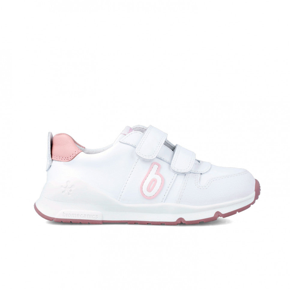 Biomecanics Girls Trainer 231005-B Blanco/Rosa