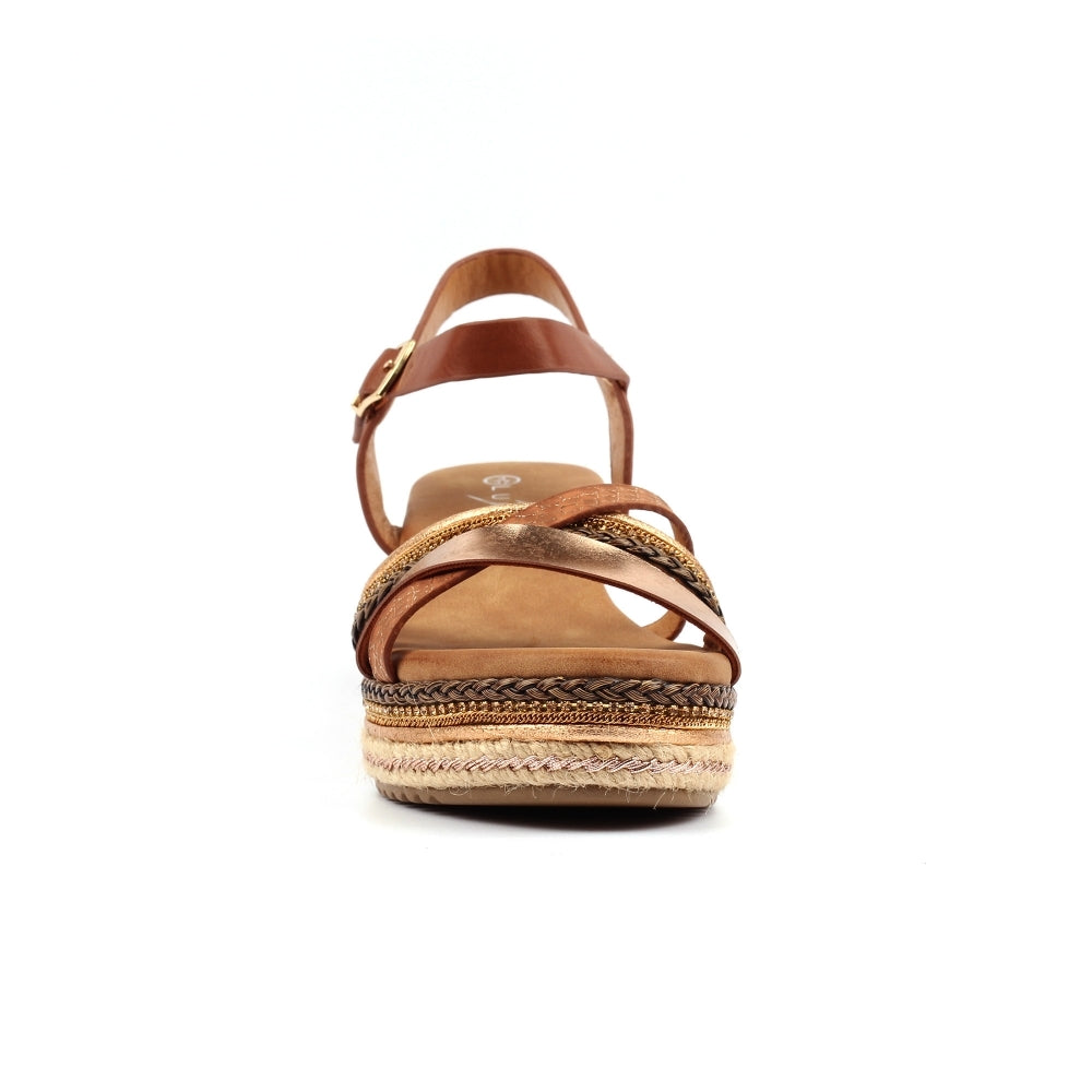 Lunar Womens Sandal Donna Tan