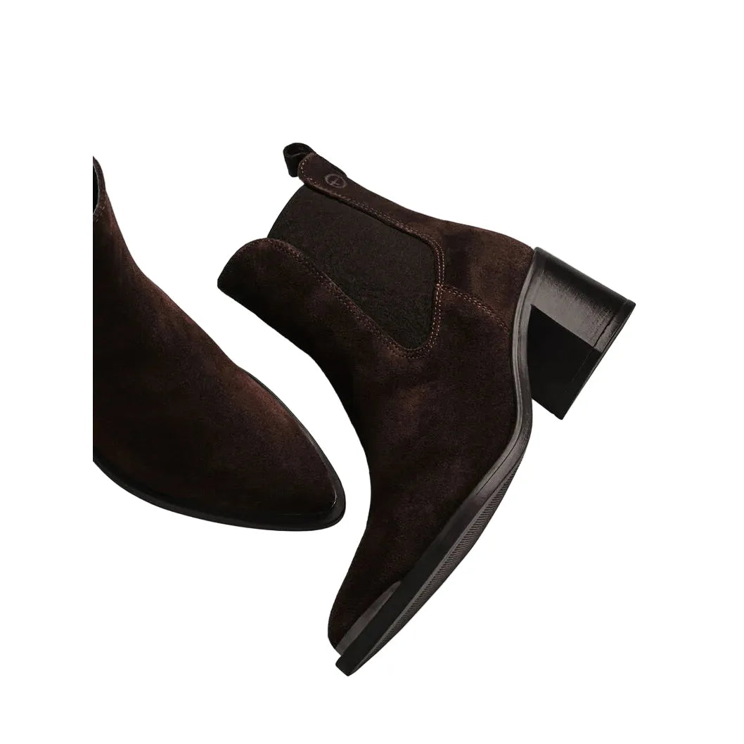 Tamaris women's leather slip-on boot