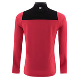 O'Neills Adults Top Down GAA Dynamo Brushed 1/2 Zip Red/Black/White