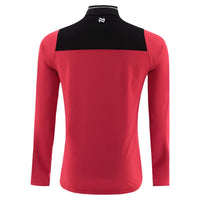 O'Neills Adults Top Down GAA Dynamo Brushed 1/2 Zip Red/Black/White