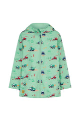 Lighthouse Boys Jacket Ethan Soft Green Tractor