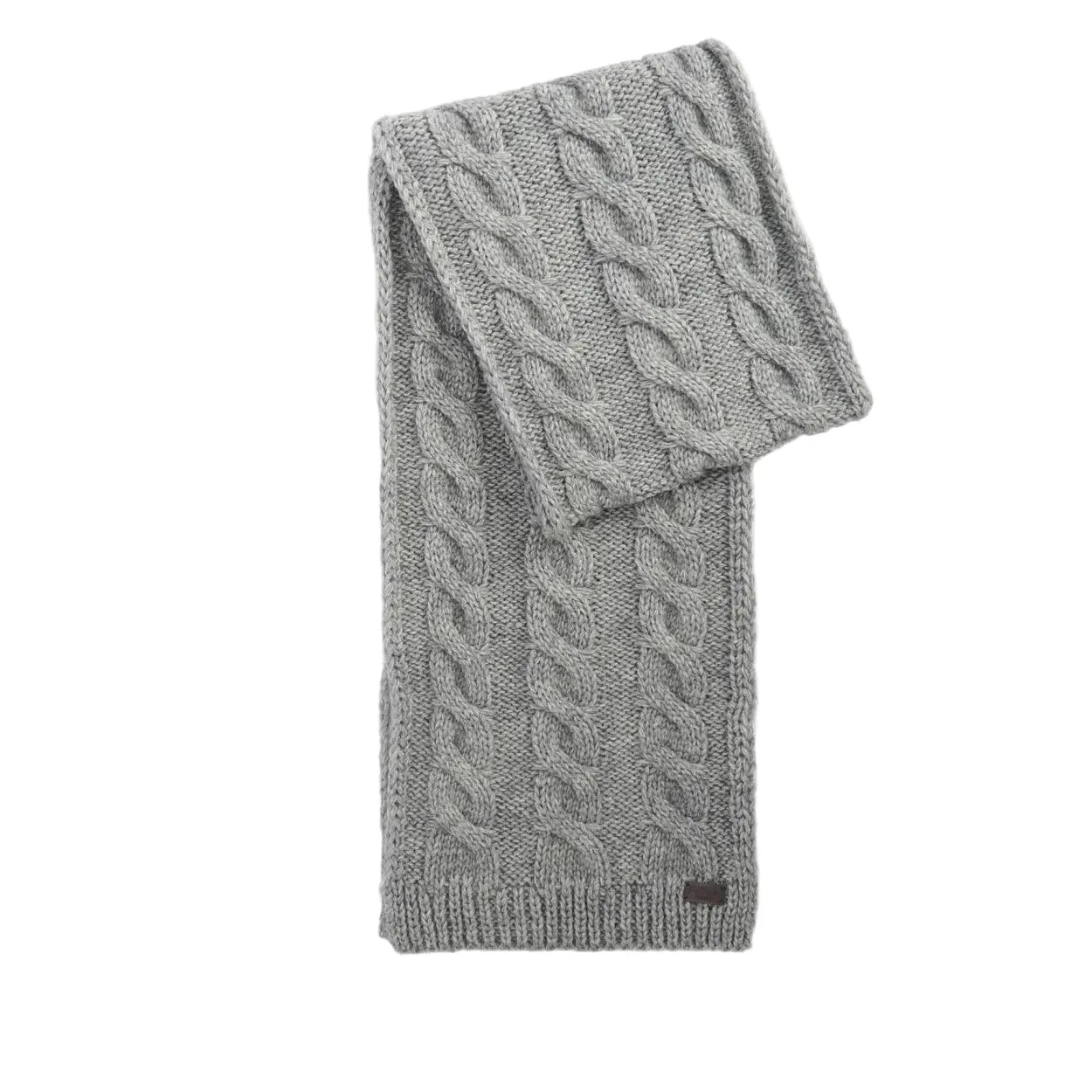 Barbour Mens Beanie/Scarf Jesmond Gift Set Mid Grey