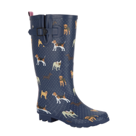 Jo & Joe Womens Wellington Faithful Navy/Multi