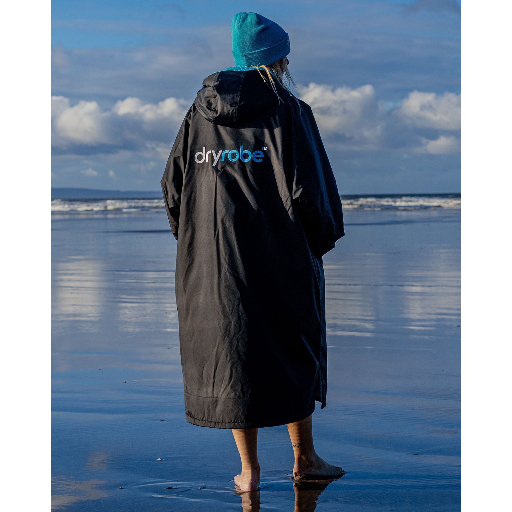 Dryrobe Adults Advance Long Sleeve Black Blue