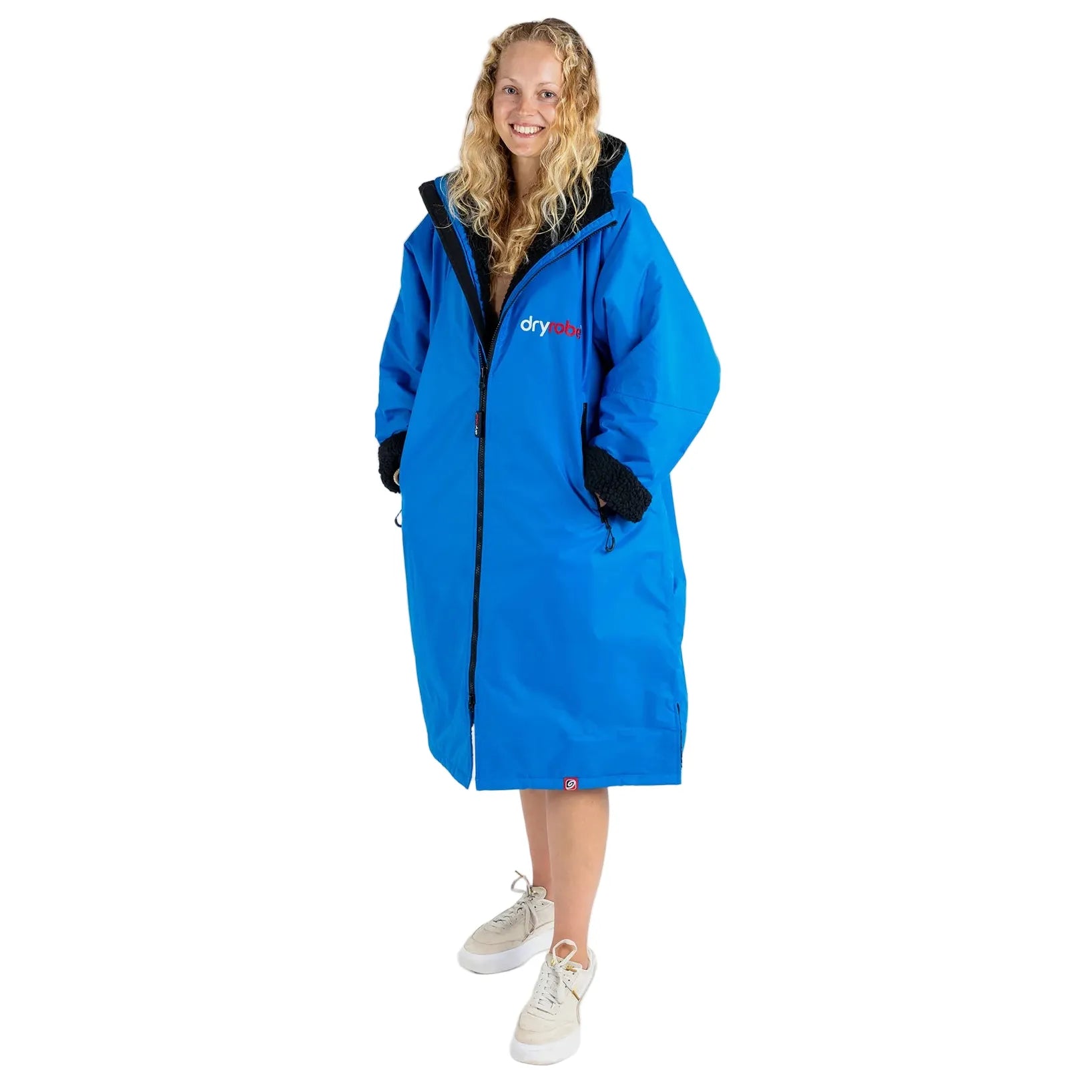 Dryrobe Adults Advance Long Sleeve V3 Cobalt Blue/Black