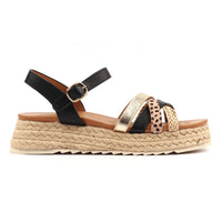 Lunar Womens Sandal JLH607 Flick Black