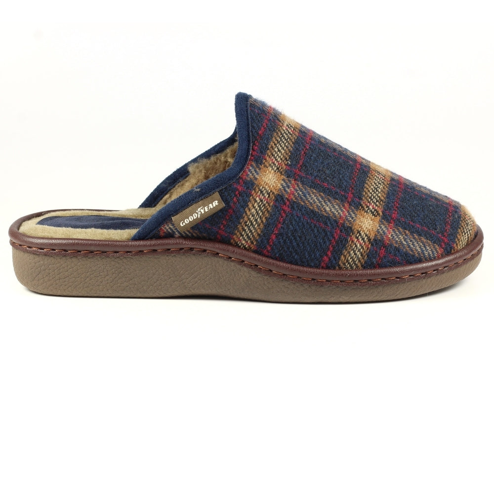 Goodyear Mens Slipper Frank Blue