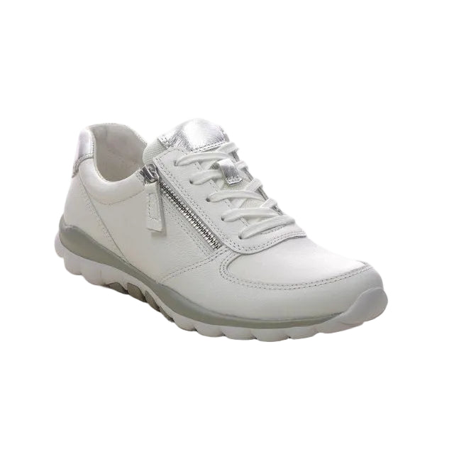 Gabor Womens Rolling Soft Trainer 86.968.51 Weiss/Silber