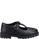 Hush Puppies Girls School Shoe Fiona Senior Black