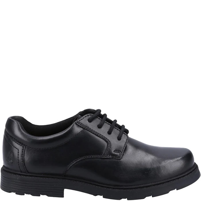 Hush Puppies Boys School Shoe Oliver Senior Black