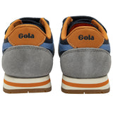 Gola Boys Trainer Daytona Pure Strap Navy/Cement/Vista Blue