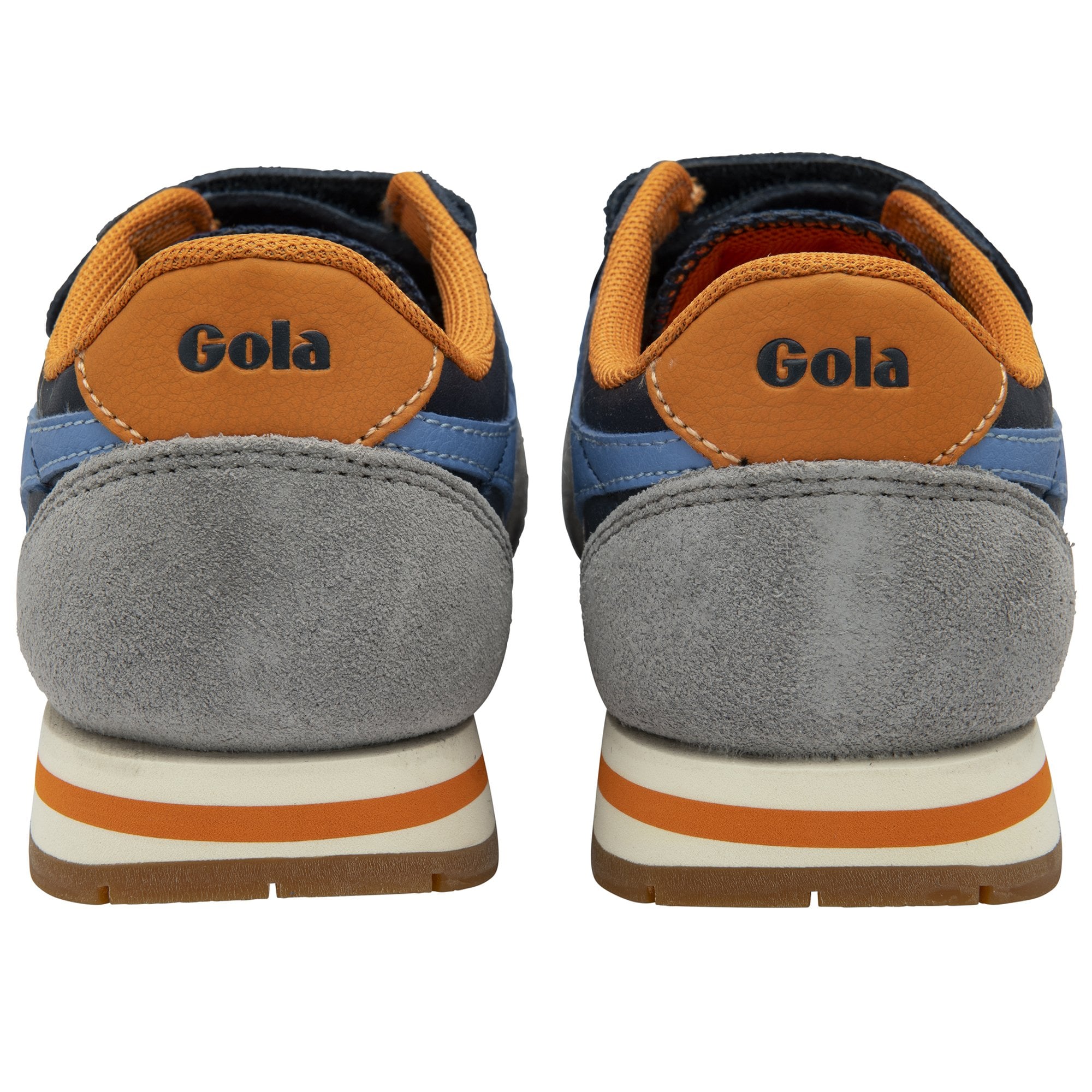 Gola Boys Trainer Daytona Pure Strap Navy/Cement/Vista Blue