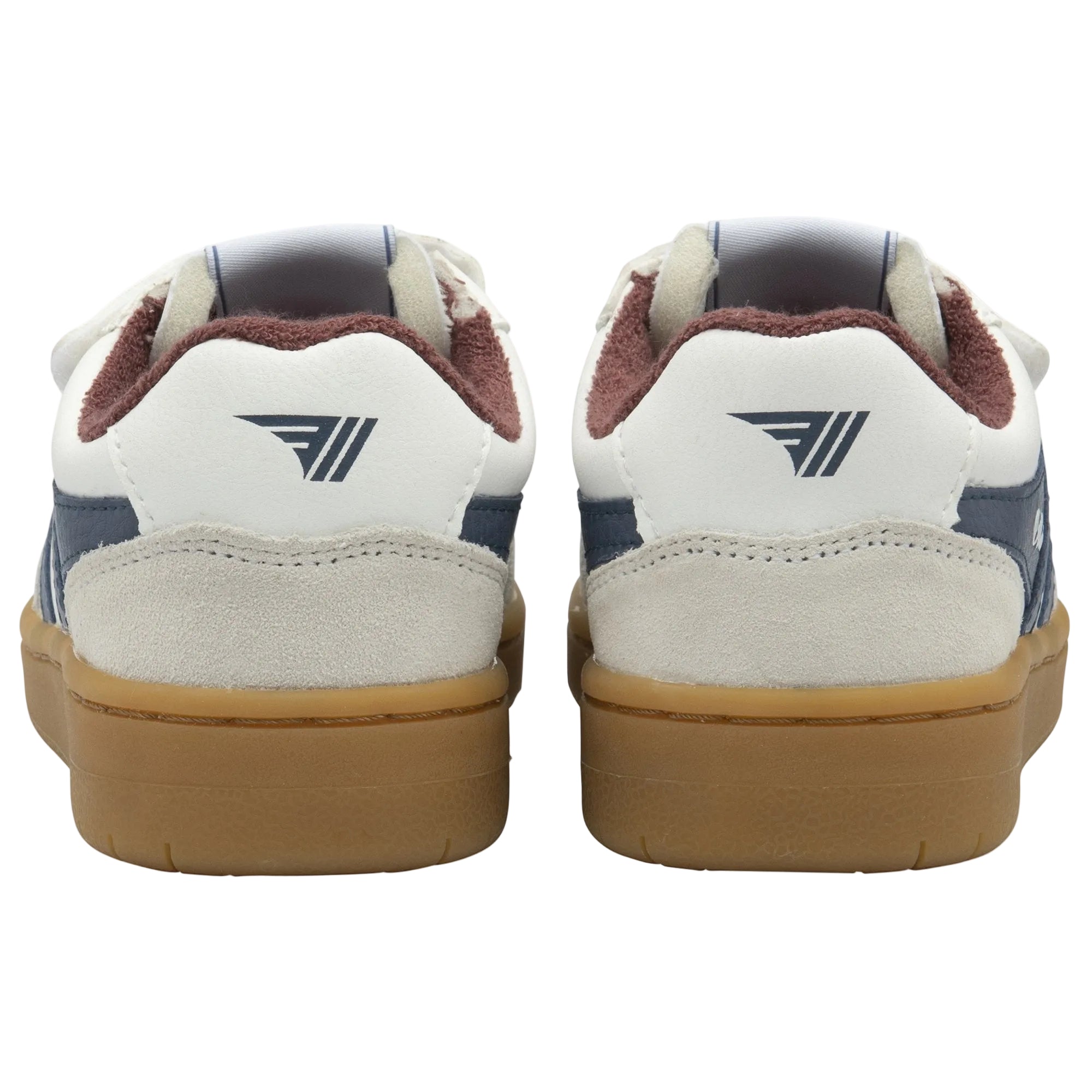 Gola Kids Trainer Eagle Strap White/Moonlight/Burgundy/Gum